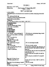 Giáo án điện tử Lớp 4 - Tuần 2 - Năm học 2019-2020 - Lương Thị Hằng
